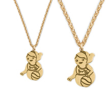 Cargar imagen en la Galería, Collar Little Cuics chapado oro 18k