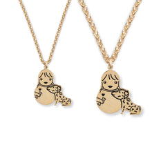 Cargar imagen en la Galería, Collar Little Cuics chapado oro 18k
