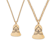 Cargar imagen en la Galería, Collar Little Cuics chapado oro 18k