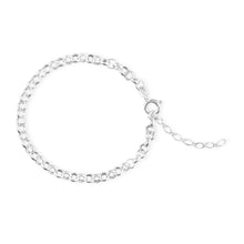 Cargar imagen en la Galería, Pulsera base para charms de plata. Para colgar charms con mosquetón.